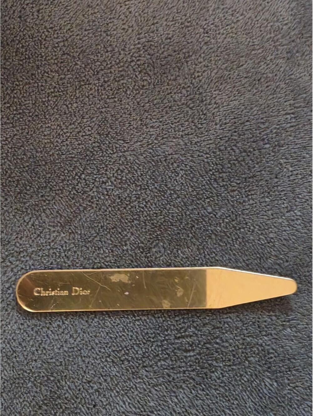 1 Replacement Christian Dior Gold Logo Collar Stay